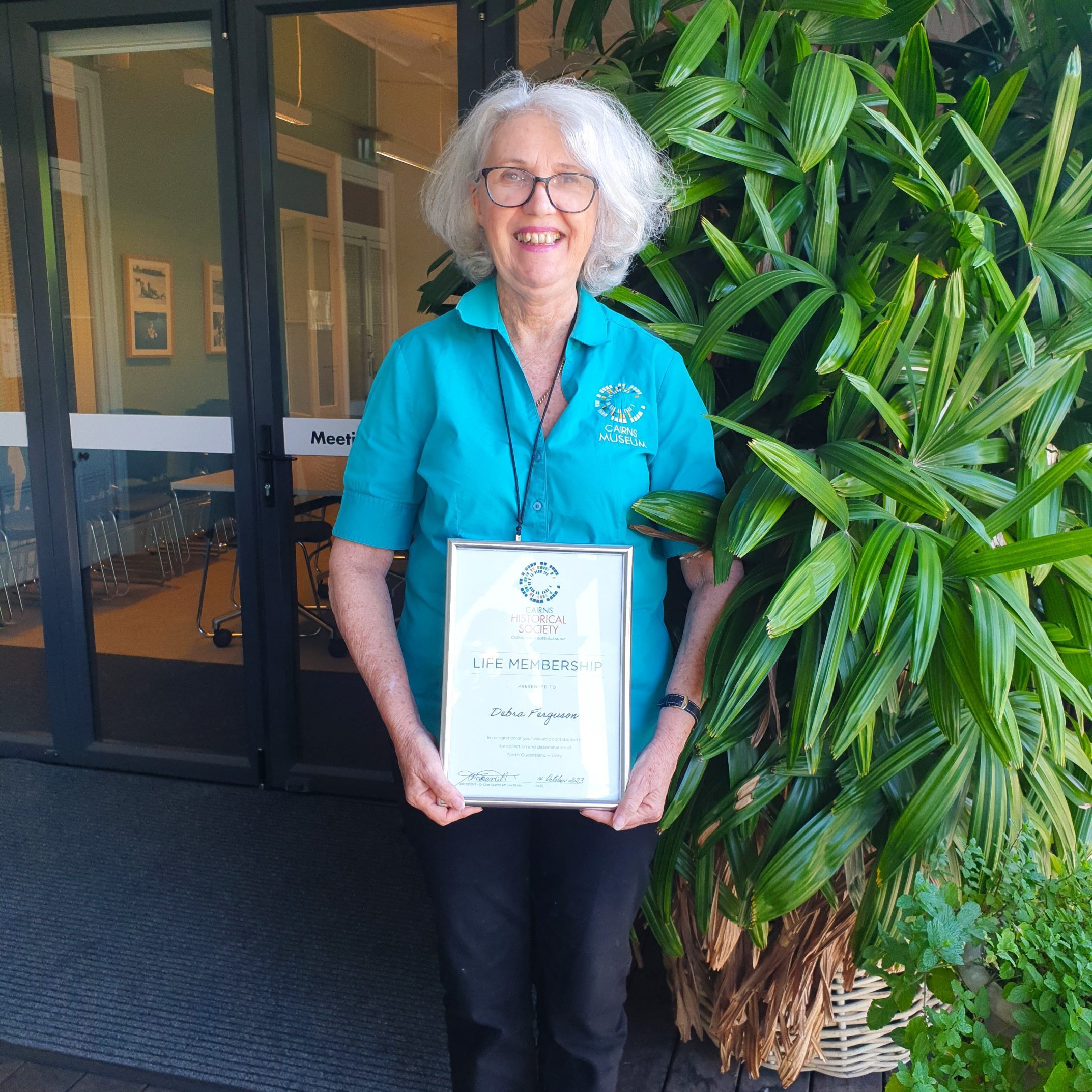 Debra Ferguson, winner of the Life Membership Award
