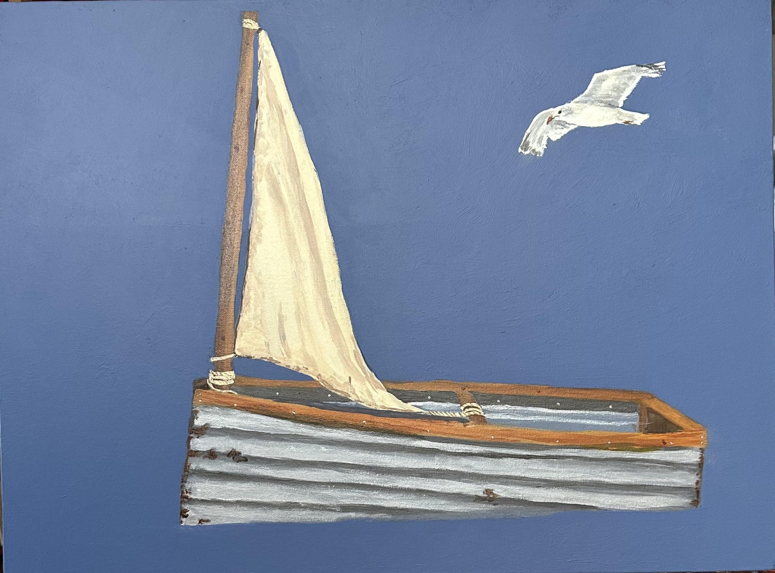 Dream Boat painting by Dorte Colja